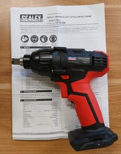 Sealey cp20viw impact wrench - sealey,