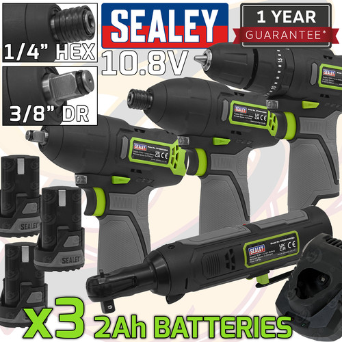 Sealey cordless drive - cordless, 3/8"